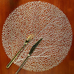 Tree Shaped Placemat for Dining Table Durable PVC Material