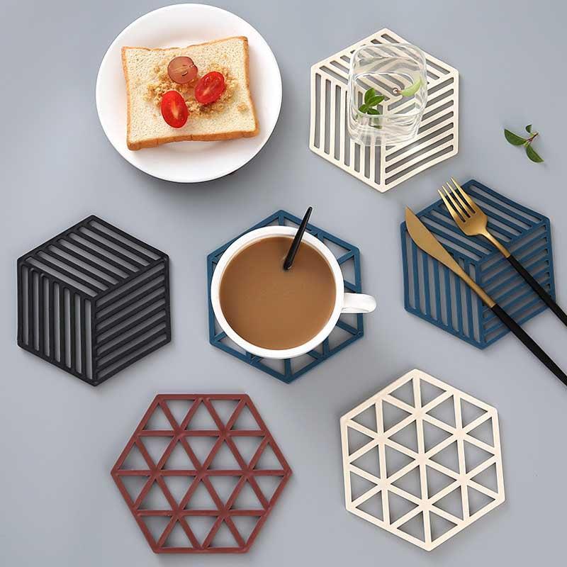 Silicone Table Mat Heat Insulation Anti-scald Bowl Mat Household Pot Holder