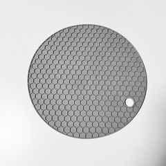 Round Honeycomb Silicone Potholder Trivets Mats Heat Insulation Pad