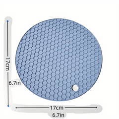 Round Honeycomb Silicone Potholder Trivets Mats Heat Insulation Pad