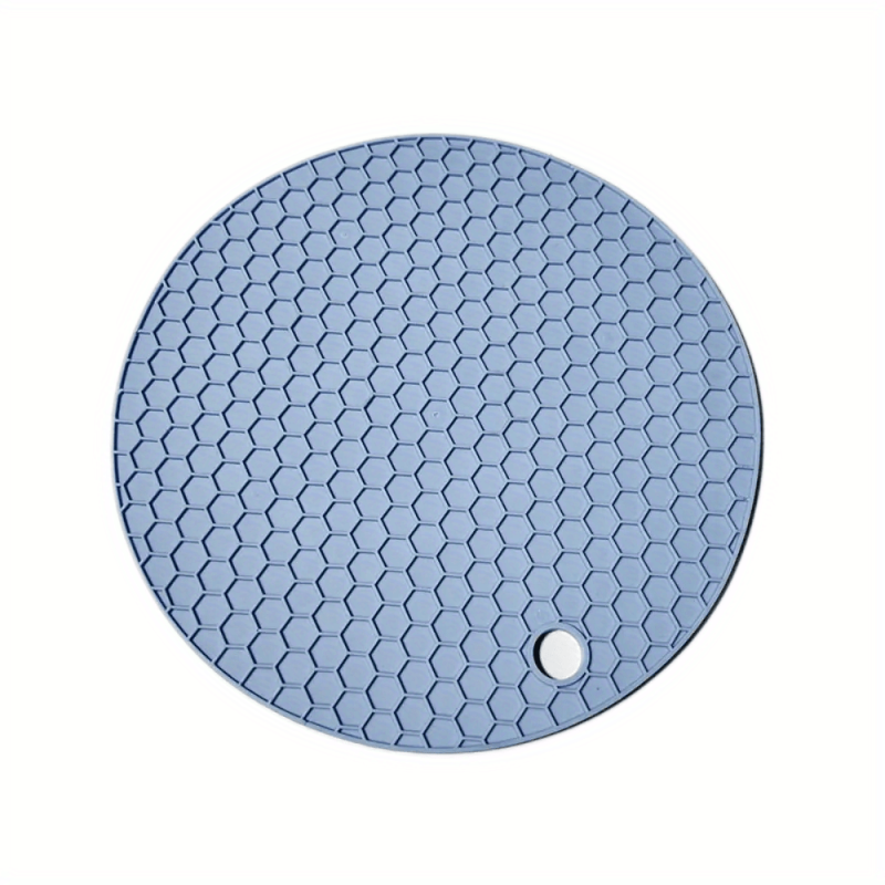 Round Honeycomb Silicone Potholder Trivets Mats Heat Insulation Pad