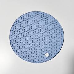 Round Honeycomb Silicone Potholder Trivets Mats Heat Insulation Pad