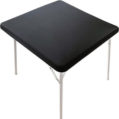 Stretchy Square Table Cover Spandex Tablecloth for Indoor Outdoor Dining Parties