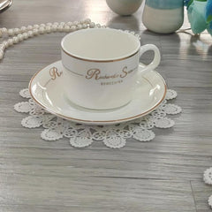 Light European Lace Placemat for Home Decor and Table Setting