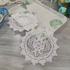 Light European Lace Placemat for Home Decor and Table Setting