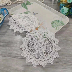 Light European Lace Placemat for Home Decor and Table Setting