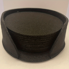 10 Round Felt Coasters Dining Table Protector Pad Heat Resistant Cup Mat