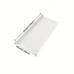 Polyester Table Protector Office Desk Mat Clear Plastic Cover