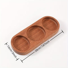 Wooden Sauce Dish Food Sauce Cup Seasoning Dish Cheese Sauce Bowl