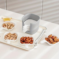 7pcs Sauce Dish Set Seasoning Cheese Bowl Snack Tomato Plate