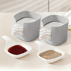 7pcs Sauce Dish Set Seasoning Cheese Bowl Snack Tomato Plate