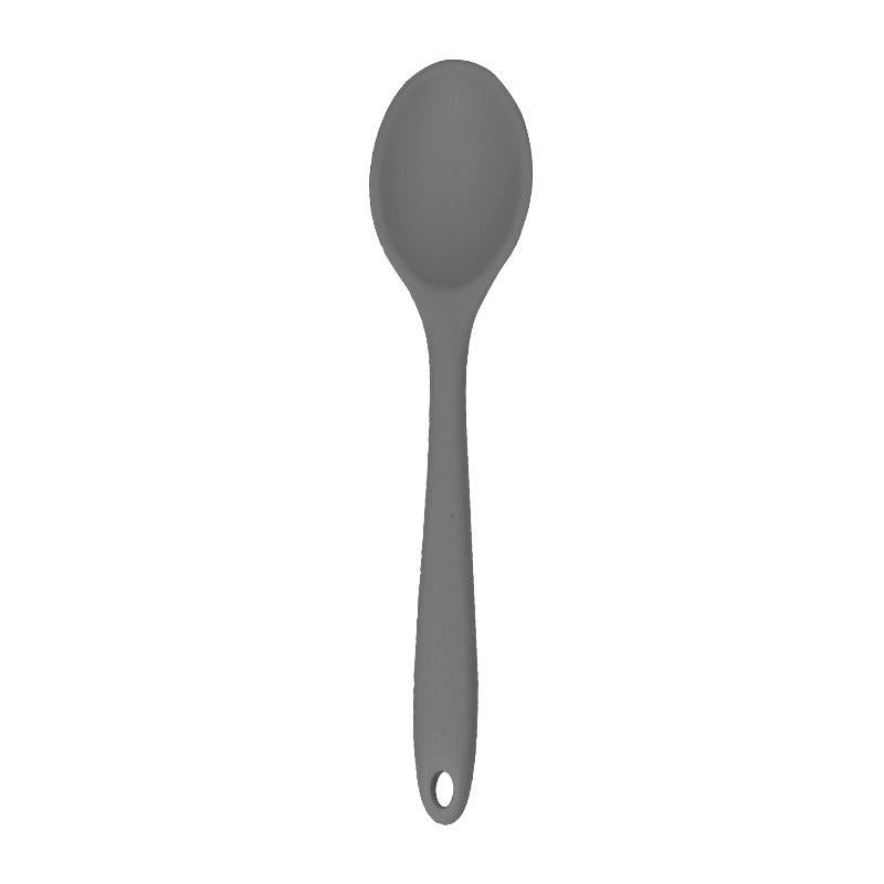 1pc Silicone Small Spoon High Temp Resistant Non-stick Soup Stirring Spoon