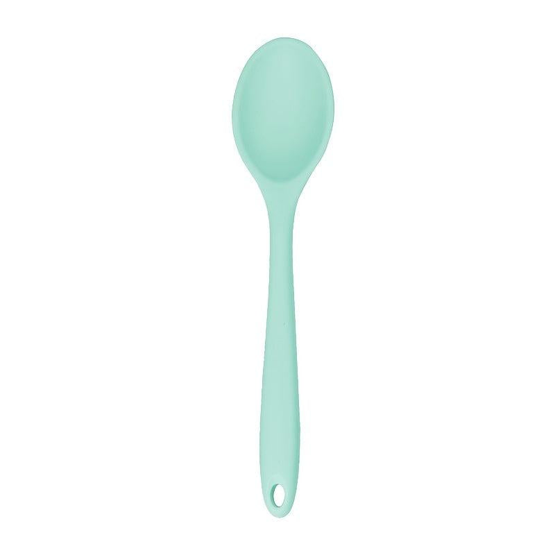 1pc Silicone Small Spoon High Temp Resistant Non-stick Soup Stirring Spoon