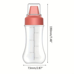 350ML Sauce Squeeze Bottle Five Hole Plastic Ketchup Bottle