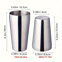 Boston Bartender Set Stainless Steel Cocktail Bar Accessories