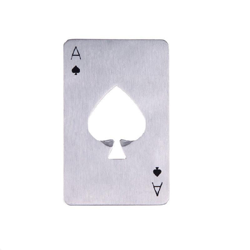 Ace Poker Bottle Opener Pocket Tool for Beer Cards Spades