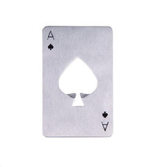 Ace Poker Bottle Opener Pocket Tool for Beer Cards Spades