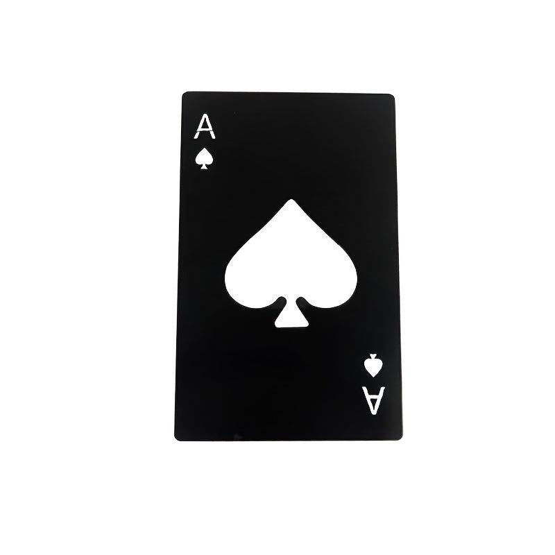 Ace Poker Bottle Opener Pocket Tool for Beer Cards Spades