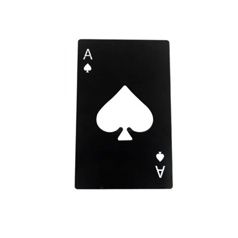 Ace Poker Bottle Opener Pocket Tool for Beer Cards Spades