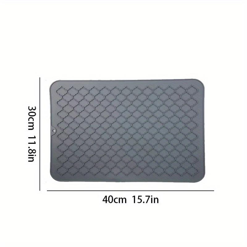 Silicone Dish Drying Mat: Non-Slip & Heat Resistant Kitchen Accessory