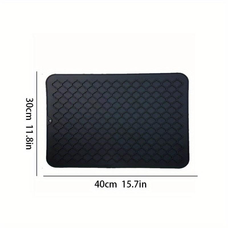 Silicone Dish Drying Mat: Non-Slip & Heat Resistant Kitchen Accessory