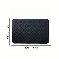 Silicone Dish Drying Mat: Non-Slip & Heat Resistant Kitchen Accessory