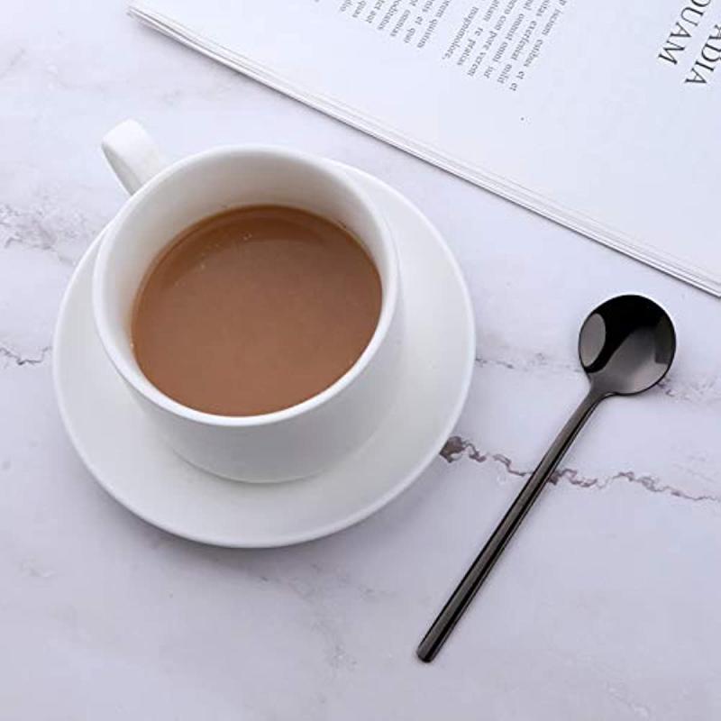 8pcs Stainless Steel Coffee Spoon Set for Espresso Tea Party Gift