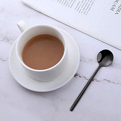 8pcs Stainless Steel Coffee Spoon Set for Espresso Tea Party Gift