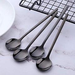 8pcs Stainless Steel Coffee Spoon Set for Espresso Tea Party Gift