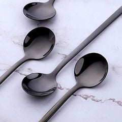 8pcs Stainless Steel Coffee Spoon Set for Espresso Tea Party Gift