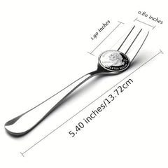 12pcs Fruit Forks Stainless Steel Dessert Forks Salad Forks for Party Buffet