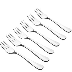 12pcs Fruit Forks Stainless Steel Dessert Forks Salad Forks for Party Buffet