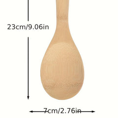 Bamboo Rice Paddle Stand Up Non-stick Rice Spoon