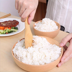 Bamboo Rice Paddle Stand Up Non-stick Rice Spoon