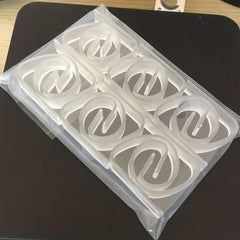 12pcs Clear Plastic Tablecloth Clips for Parties and Events