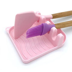 Heat Resistant Spoon Rest Drip Pad for Utensils Kitchen Grill