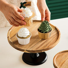 Wooden Cupcake Display Stand for Desserts, Cakes, Fruits, Weddings