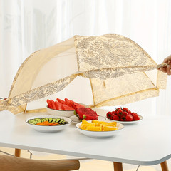 1pc Kitchen Mesh Food Cover Dustproof Reusable Collapsible Food Nets