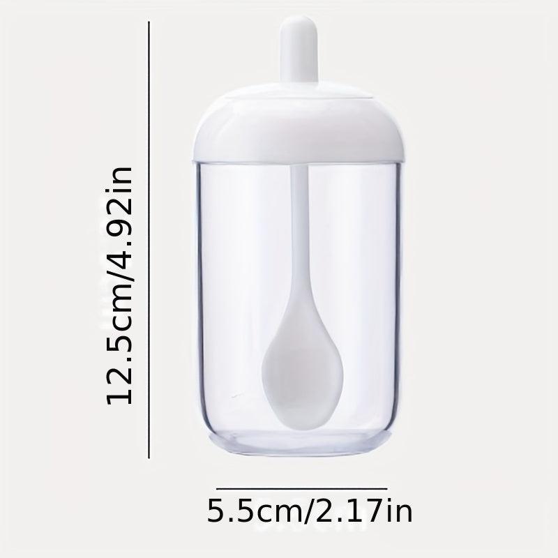 1pc Seasoning Jar Kitchen Spice Pot Plastic Seasoning Containers