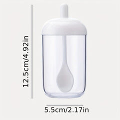 1pc Seasoning Jar Kitchen Spice Pot Plastic Seasoning Containers