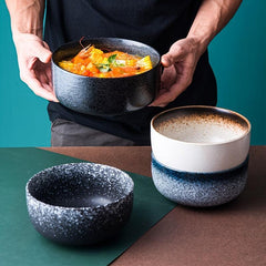 Japanese Ceramic Ramen Bowl Pasta Bowl Soup Bowl Halloween