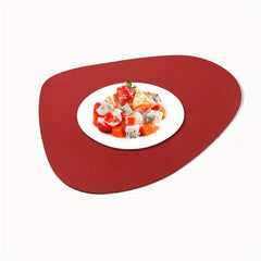 Non Slip Leather Table Mat Water&Plate Safe for Home & Hotel Use