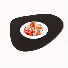 Non Slip Leather Table Mat Water&Plate Safe for Home & Hotel Use