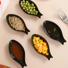 10PCS Plastic Saucers Tomato Sauce Dishes Kitchen Supplies