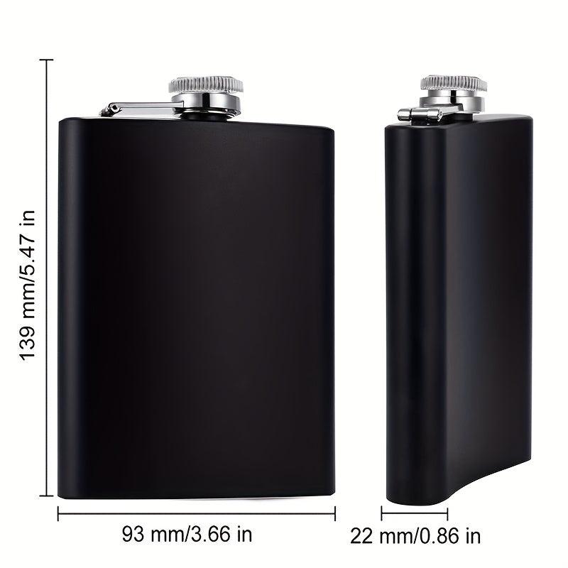 8oz Matte Hip Flask Stainless Steel Leak Proof Funnel Whiskey Flask Set