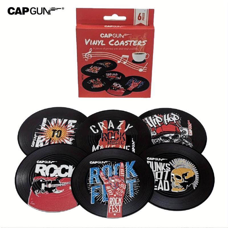 Vinyl Record Coasters Hip Hop Punk Rock Music Cup Coasters