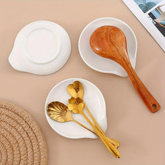Ceramic Spoon Rest Ladle Holder for Stove Top
