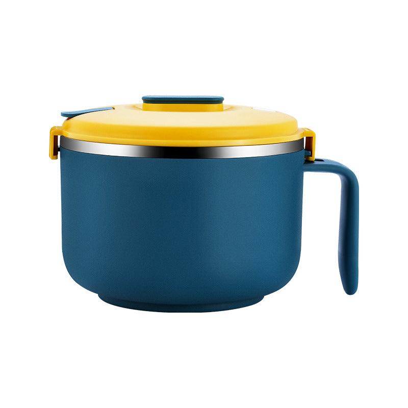 Double Layer Stainless Steel Instant Noodle Bowl Anti Scalding Lunch Box