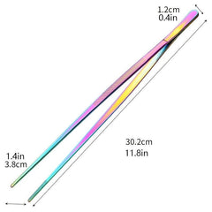 Stainless Steel Tweezers Tongs 30 48 Cm Barbecue Clip Food Clip Buffet Clip