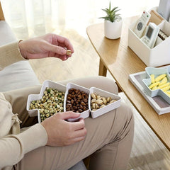 Christmas Tree Snack Plate Divider Box for Dried Fruits & Candy